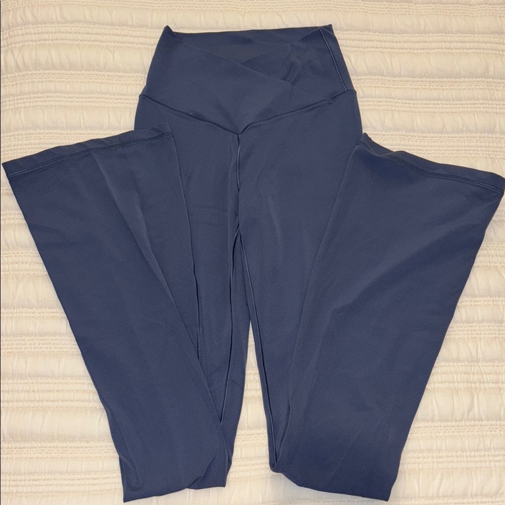 Aerie Blue Leggings High Waist Stretch
